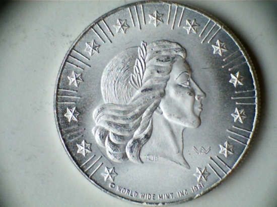 1981 .999 1oz Silver American Eagle Coin