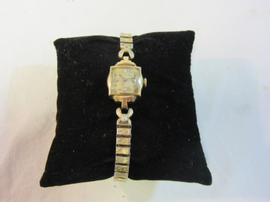 10k Rolled Gold Plated Bulova Woman's Watch