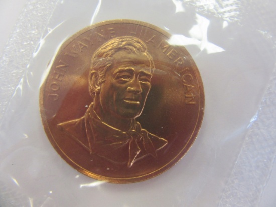 Bronze Commemorative John Wayn Coin