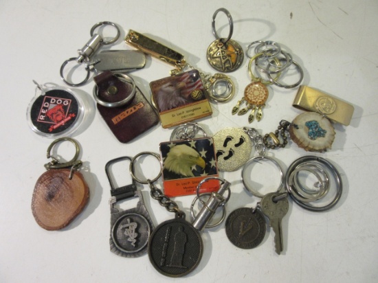 Lot of Misc. Keychains, Key Rings