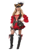 SPANISH PIRATE Deluxe Adult Costume Size Small NEW