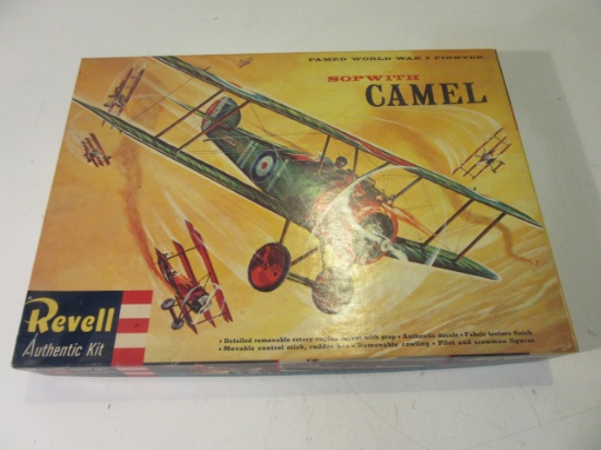 Vintage Revell Sopwith Camel Model Plane Kit