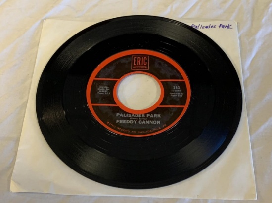 FREDDY CANNON Palisades Park 45 RPM Eric Records