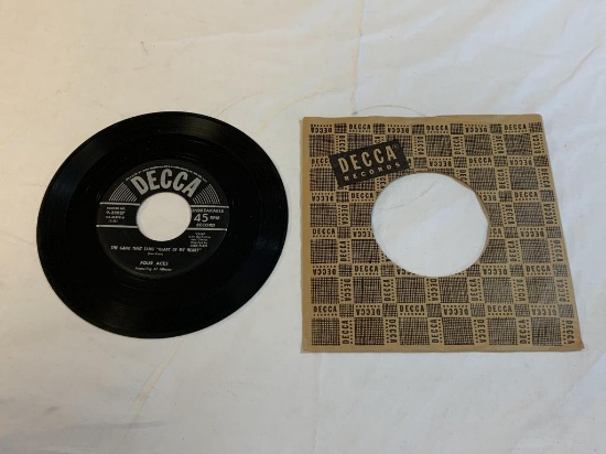 FOUR ACES Stranger In Paradise 45 RPM Record 1953