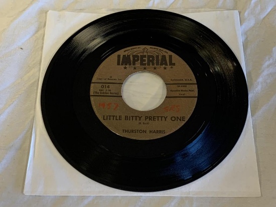 THURSTON HARRIS Over And Over 45 RPM Record