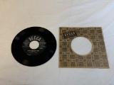 ERNEST TUBB Honky Tonk Heart 45 RPM Record 1954
