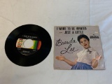 BRENDA LEE I Want To Be Wanted 45 RPM Record 1960