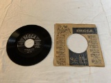 BURL IVES The Bus Stop Song 45 RPM Record 1956