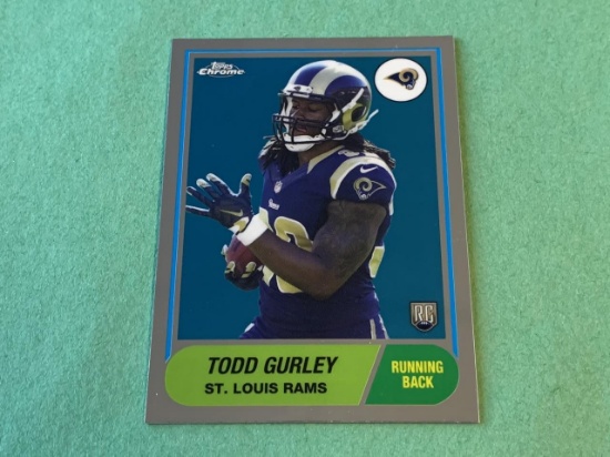 TODD GURLEY 2015 Topps Chrome 60th Anniversary RC