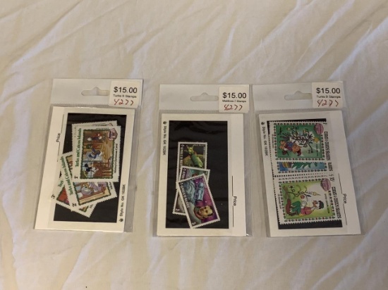 Lot of 25 Mildives Stamps Unused-Disney