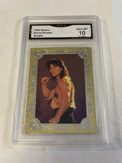 1995 Skybox MORTAL KOMBAT Sample Card Graded 10