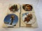 4 Vintage Norman Rockwell Knowles Christmas Plates