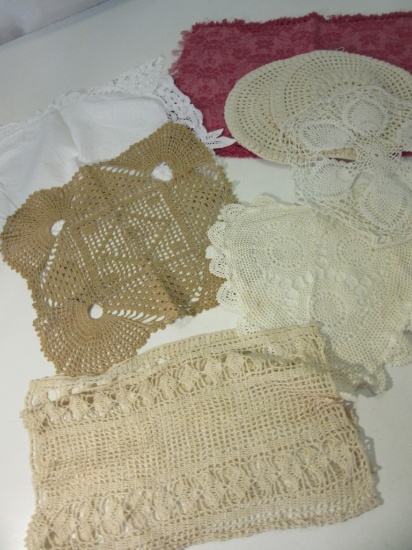 Lot of Linens, Including Some Vintage