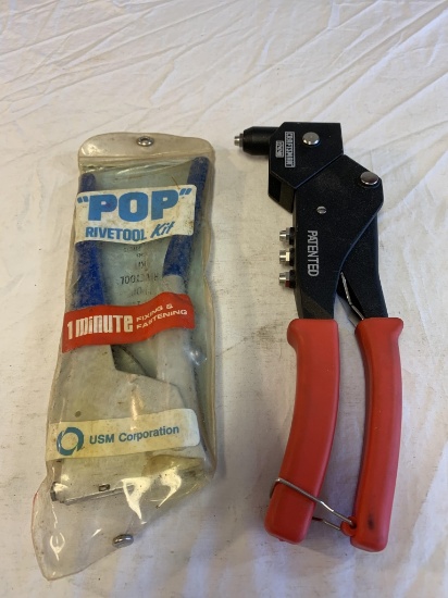 Lot of 2 Rivet Guns-Craftsman & Pop