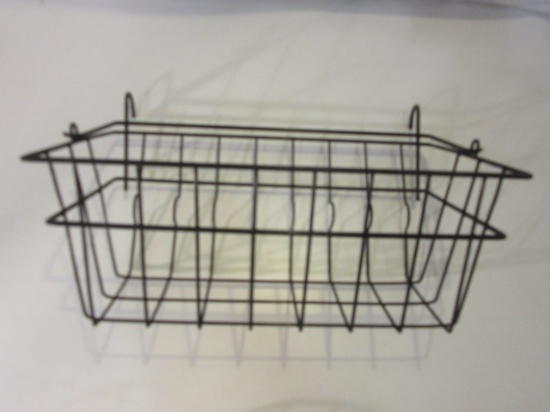 Large Black Metal Hanging Basket