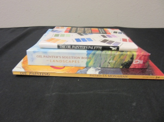 Lot of 3 Oil Painting Books