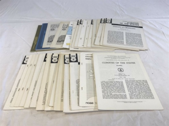 Lot of 31 Climates of the States & World Guides