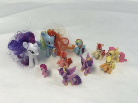Lot of  10 Vintage My Little Pony  Figures