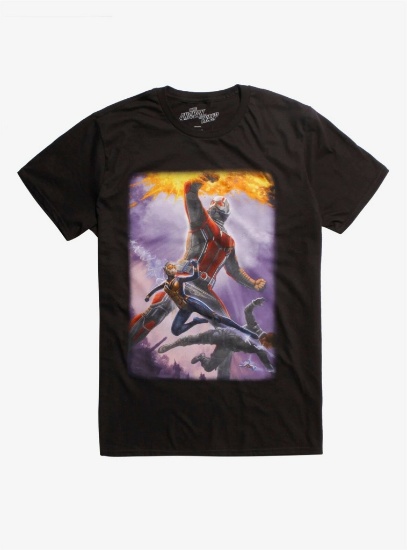 MARVEL ANT-MAN AND THE WASP POSTER T-SHIRT SIZE XL