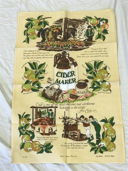 THE ART OF THE CIDER MAKER Cotton  Tea Towel