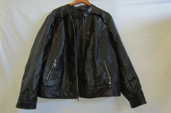 SELF ESTEEM faux leather Black jacket Women's