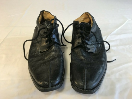 SANDRO Men's Black Leather Lace Up Dress Shoes 10D