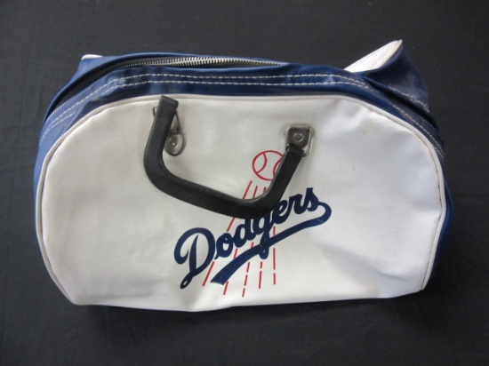 Vintage Dodgers Leather Bag 14.5"x9"x10"