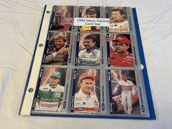 1992 NASCAR Maxx Racing 100 Cards Cards Set