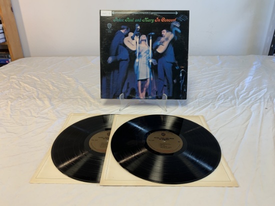 PETER PAUL AND MARY In Concert 2X LP Album 1964