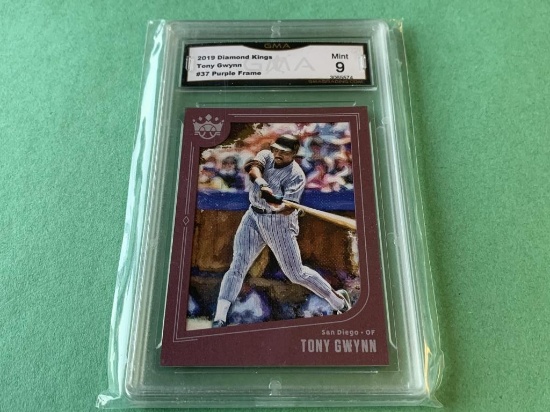 TONY GWYNN 2019 Diamond Kings Purple Graded 9 MINT