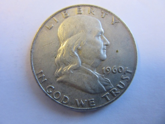 1960-D .90 Silver Franklin Half Dollar