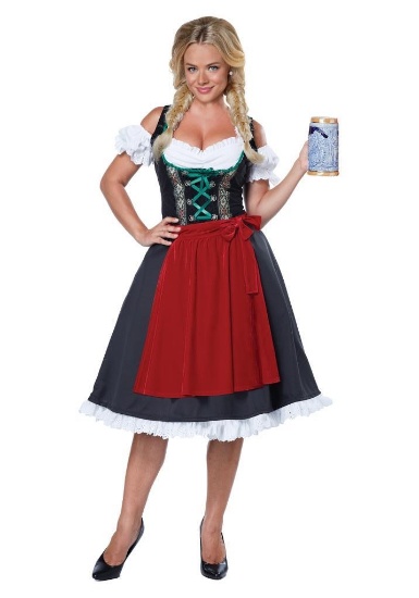 OKTOBERFEST FRAULEIN Adult Costume Size Small NEW