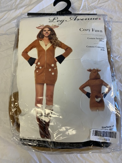 COZY FAWN Deer Adult Womens Costume Size Large NEW