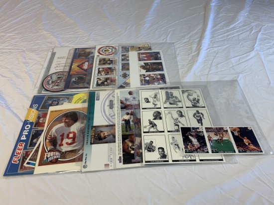 Lot of Assorted Spart Cards Promo Full Sheets