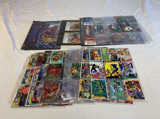 Lot of 88 Marvel Comic Trading Cards