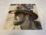 JOHNNY LEE Sounds Like Love 1982 LP Album Record