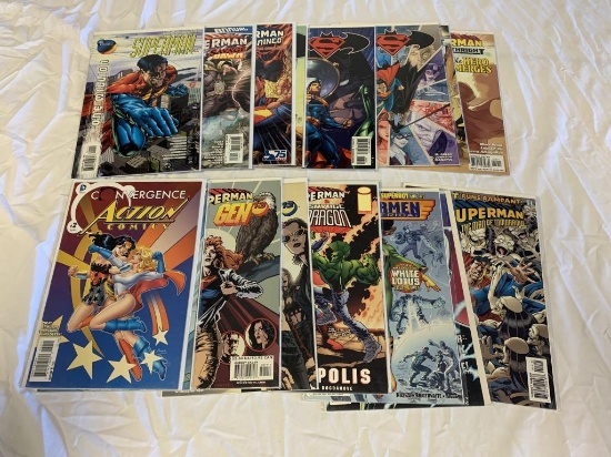 Lot of 16 SUPERMAN  DC Comic Books