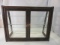 Vintage Wood and Glass Display Case