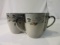 Set of 4 Pfaltzgraff Pastoral Leaves Mugs