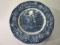5 Liberty Blue Independence Hall Plates