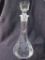 Grape Motif Glass Decanter Bottle With Stopper