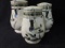 Set of 3 Oneida Oliveto Ceramic Jars