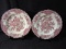 Set of 2 Vintage Bristol Crown Ducal Dinner Plates
