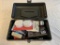 Lot of Black Powder Firearms Supplies with case
