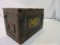 Rusty Vintage Ammo Box, Marked 105 Cal. .50