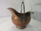 Large Copper Pot With Ceramic Handles