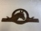 Rustic Metal Hanging Wall Art Sculpture HORSE