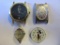 Lot of 4 Various Style Watch Heads