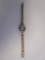 Silver-Tone Heart Design Quartz Watch