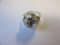 .925 Silver 4.9g Size 7 Ring with Floral Design